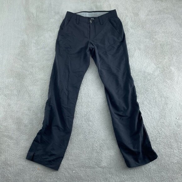 Under Armour Mens Loose Fit Black Nylon/Polyester Pants Size 30/32 0877 - Picture 1 of 10